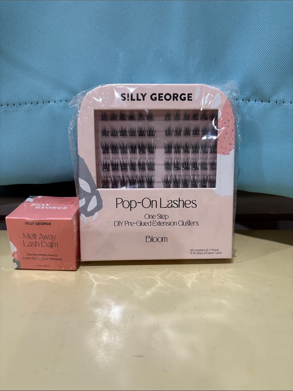 Silly George Pop On Lashes Bloom & Melt Away Lash Balm bundle new sealed